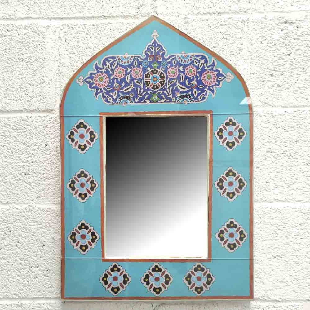 Espejo Andalusí Decorativo - Decoración Estilo Vintage 100% Artesanal - Modelo Hak nº20 - 60 x 40 cm