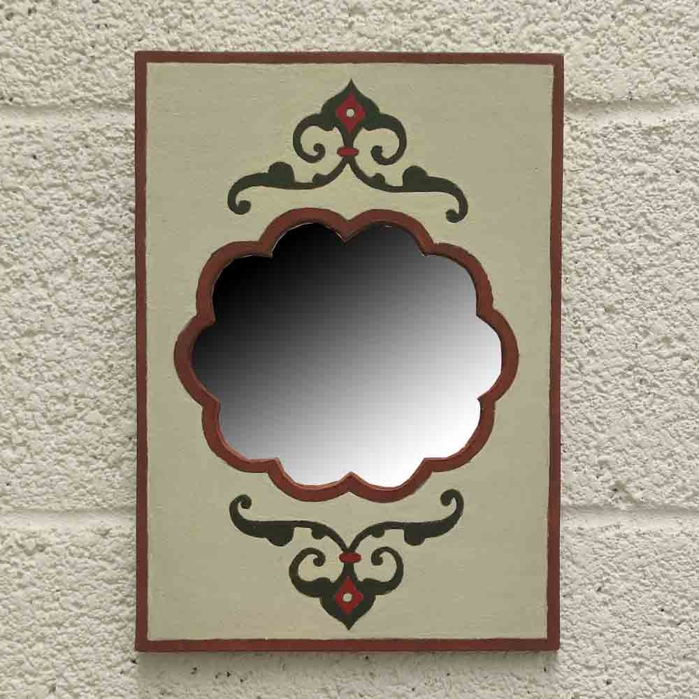 Espejito Andalusí Decorativo - Decoración Estilo Vintage 100% Artesanal - Modelo Hak nº22 - 30 x 21 cm