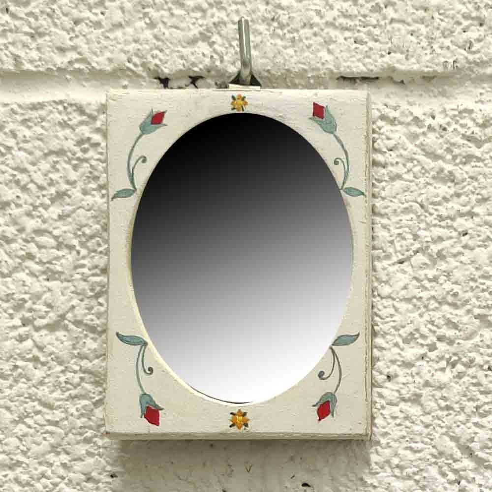 Mini Espejito Andalusí Decorativo - Decoración Estilo Vintage 100% Artesanal - Modelo Hak nº23 - 12 x 9cm