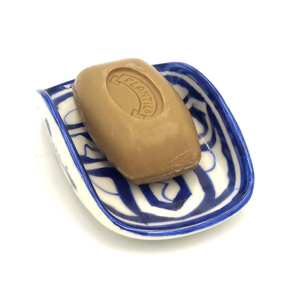 Jabonera Platito Cerámica - Artesanía Marroquí - Modelo Sabunatun