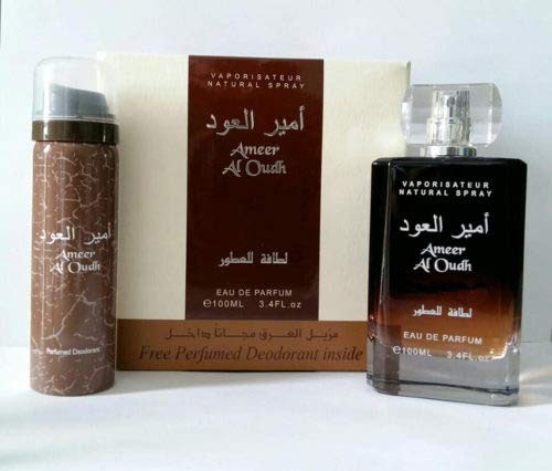 Eau de Parfum Ameer Al Oudh Perfume Unisex Árabe - 100Ml