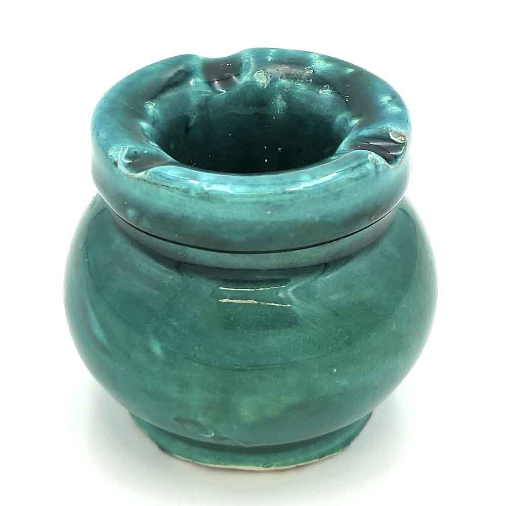 Cenicero de Agua Cerámica Esmaltada Lisa - Artesanía Marroquí - Modelo Aniq