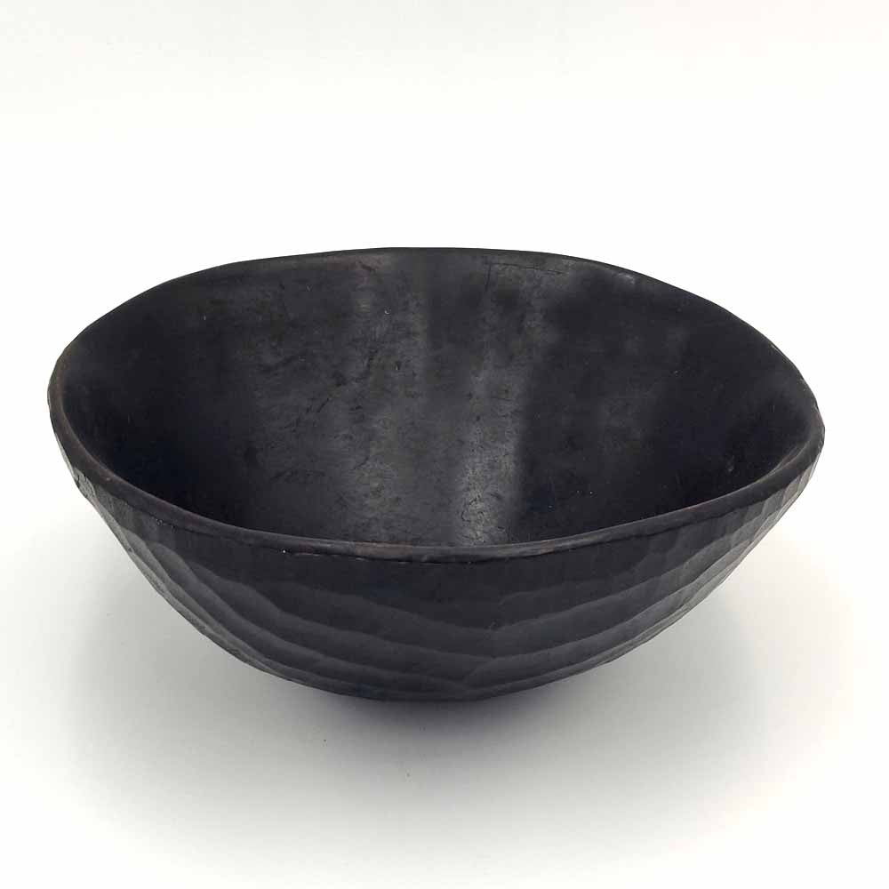 Cuenco Bowl de Madera Tintada - Frutero Bohemio - Artesanía Senegal - Modelo Kadhun