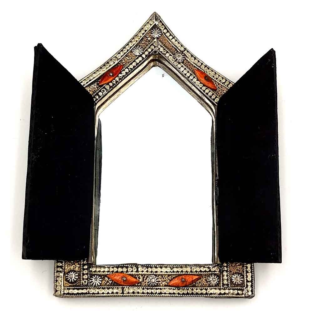 Espejo decorativo Alpaca y Hueso - Decoración Marroquí - Modelo Babilon