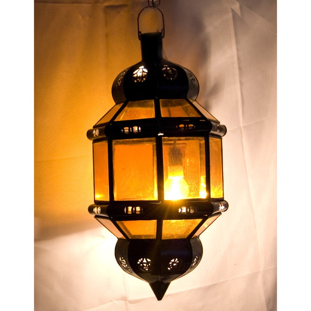 Lámpara Octogonal Andalusí- Varios Colores Transparente -NOVEDAD