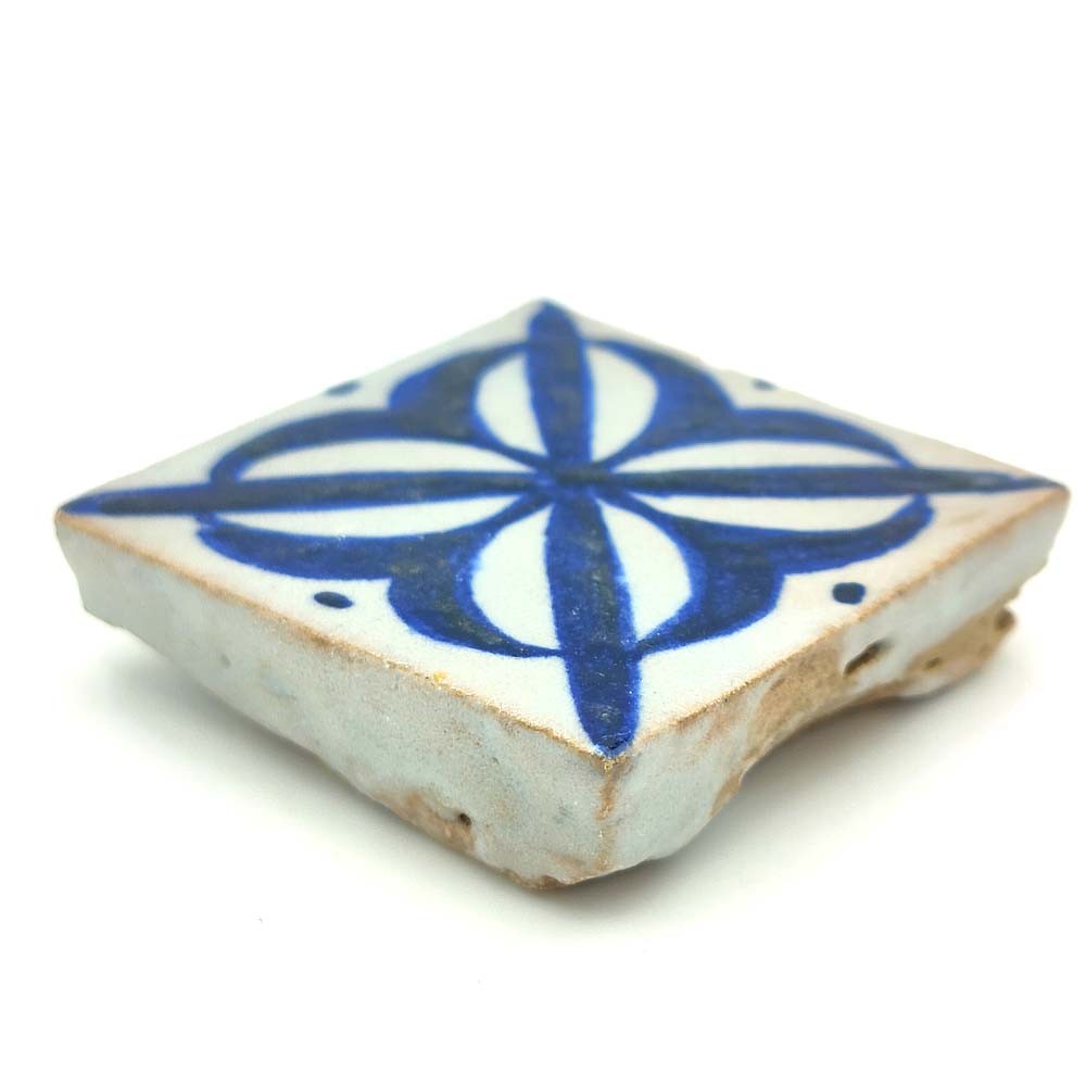 Azulejo Andalusí Artesanía Marroquí Zellige Mosaico Nazari - 5x5cm - Modelo 86