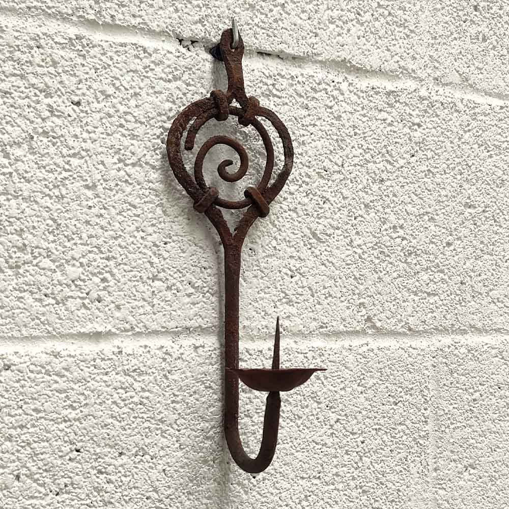 Portavelas pared - Hierro Forjado - Modelo Aarsh