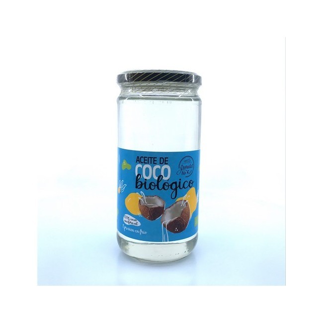 ACEITE COCO Ecologico Bio PURO 1ª PRESIÓN - CULINARIO Y COSMÉTICO - 600 ML- GRANADIET