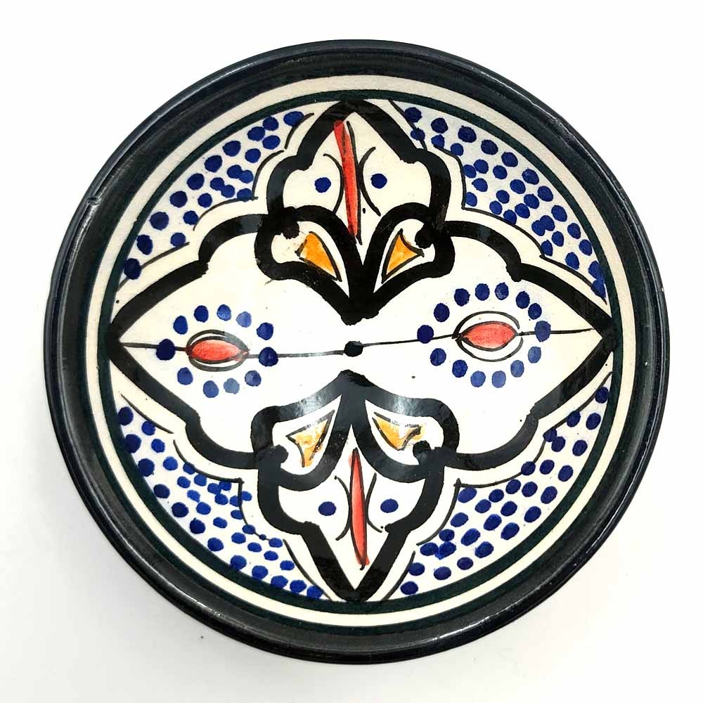 Cuenco bowl bol Cerámica de Asfi - Color Negro - Artesanía Marroquí - Modelo Basata