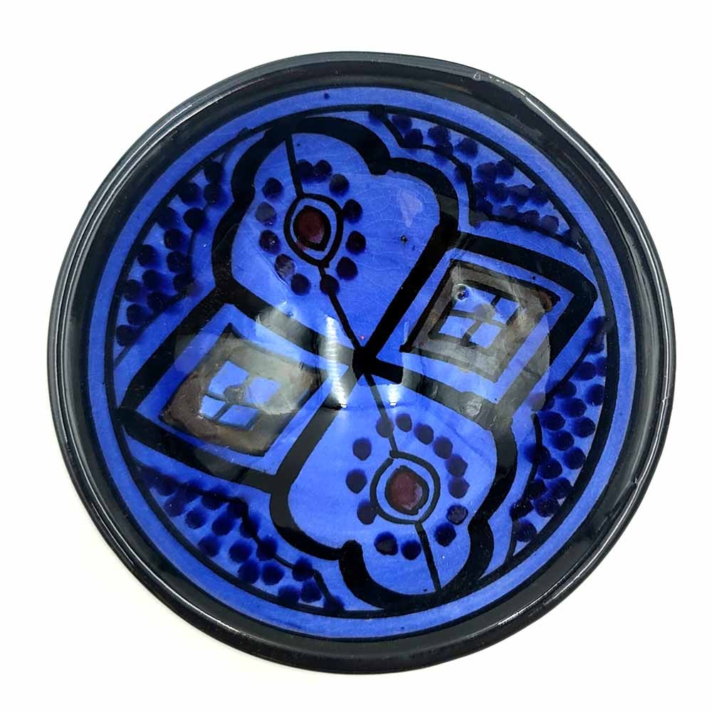 Cuenco bowl bol Cerámica de Asfi - Color Azul - Artesanía Marroquí - Modelo Lainun