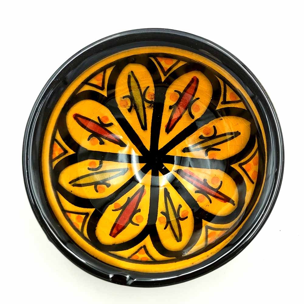 Cuenco bowl bol Cerámica de Asfi - Color Amarillo - Artesanía Marroquí - Modelo Lainun