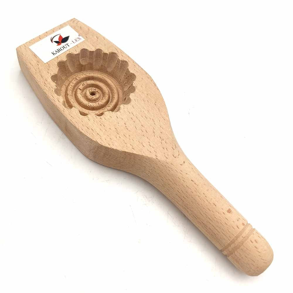 Cuchara de Madera Molde Galleta Maamul de Dátil Árabe - Modelo Miilakatun - Jaima Alkauzar