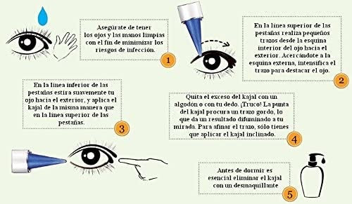 Soultree Kajal Color Gris Glow - Kohl Kuhul - Ayurvedico 3gm - 100% Natural