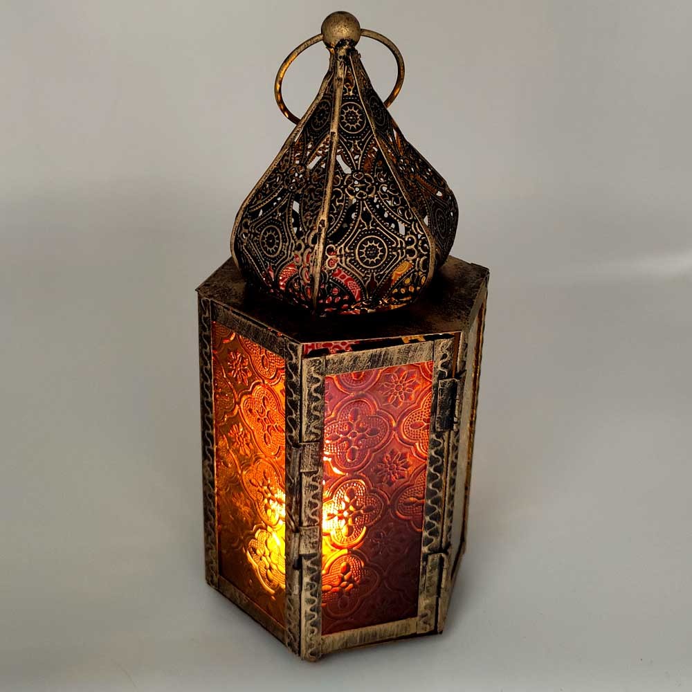 Candil Árabe - Modelo Damasco - Estilo y Elegancia - 28 cm