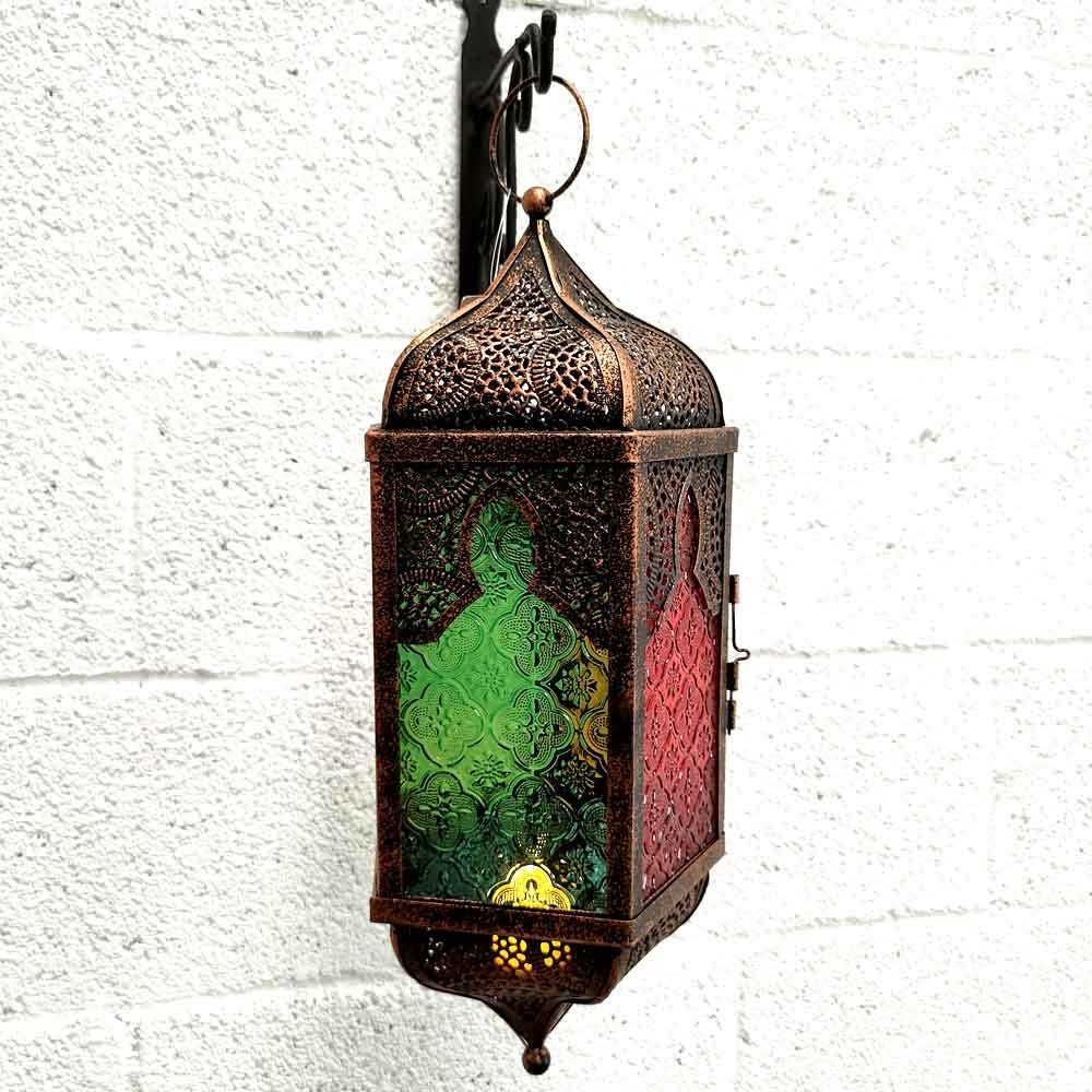 Lampara Farol para Colgar - Decoración Oriental - Portavelas en el interior - MYL 987