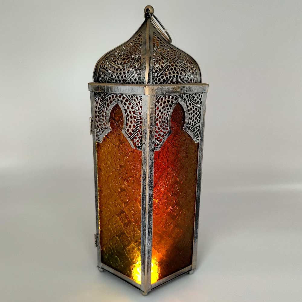 Lampara Portavelas Sobre Mesa - Decoración Oriental - Multicolor - MYL 985