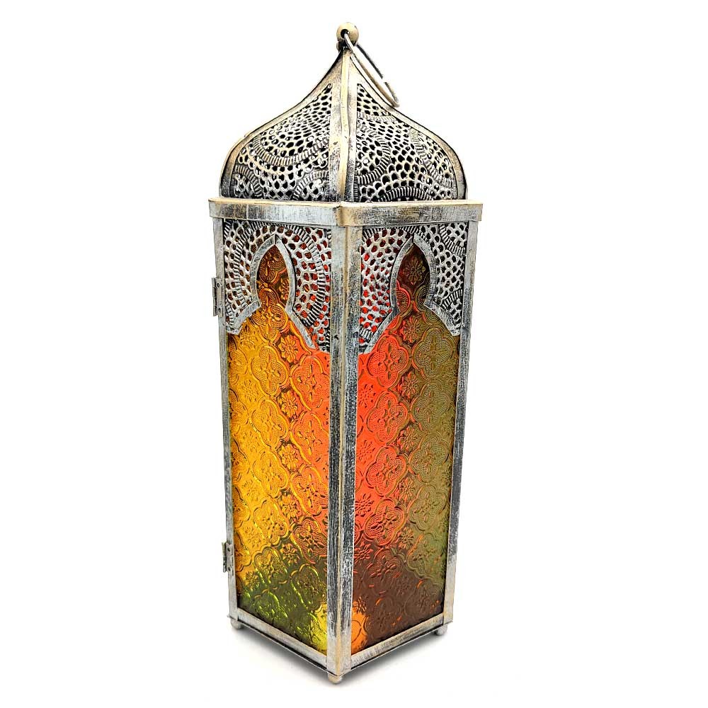 Lampara Portavelas Sobre Mesa - Decoración Oriental - Multicolor - MYL 985