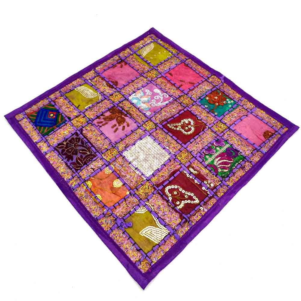 Cojín 40cm Trazados Brillantes -Algodón- Varios Colores -NOVEDAD