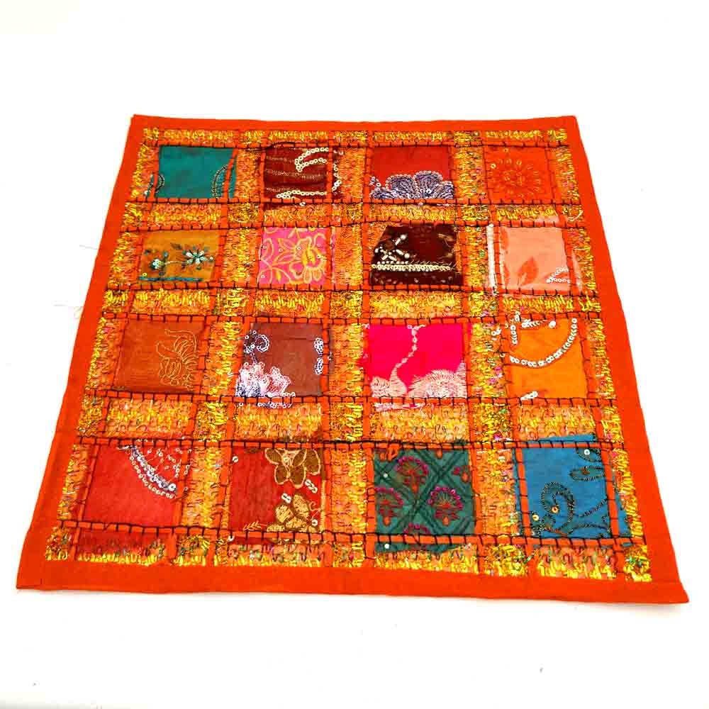 Cojín 40cm Trazados Brillantes -Algodón- Varios Colores -NOVEDAD