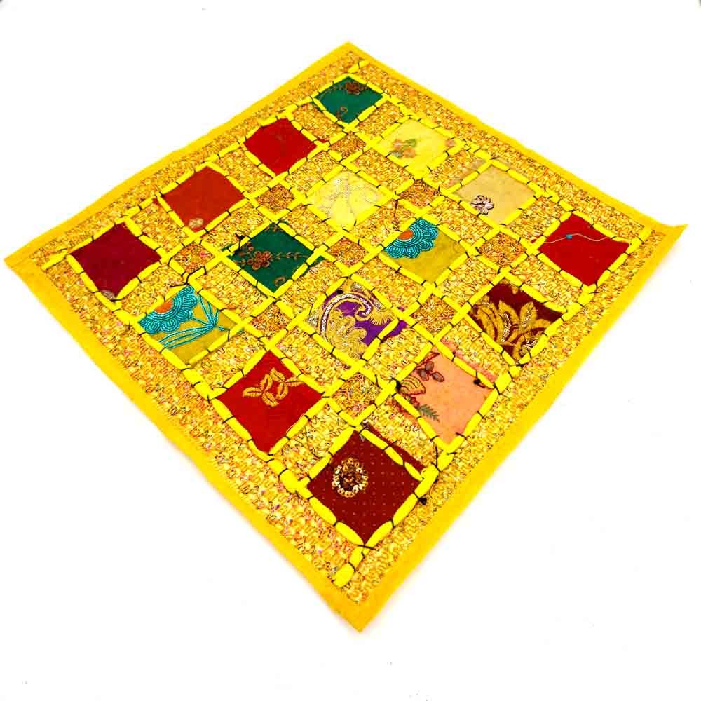 Cojín 40cm Trazados Brillantes -Algodón- Varios Colores -NOVEDAD