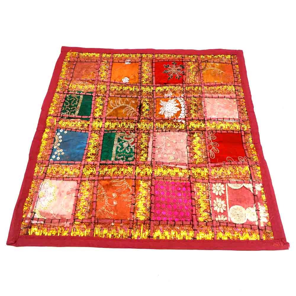 Cojín 40cm Trazados Brillantes -Algodón- Varios Colores -NOVEDAD
