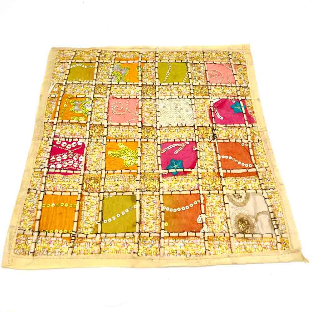 Cojín 40cm Trazados Brillantes -Algodón- Varios Colores -NOVEDAD