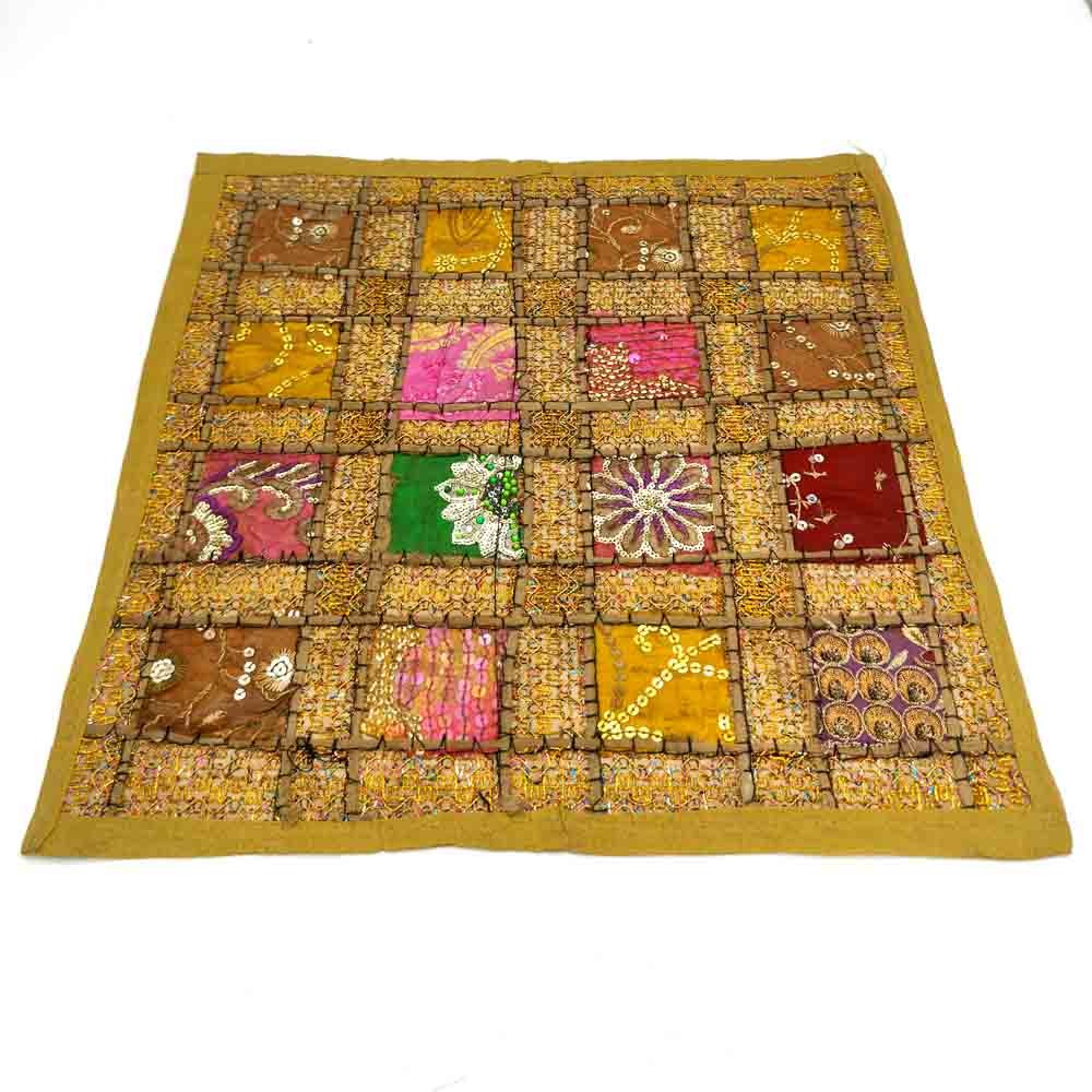 Cojín 40cm Trazados Brillantes -Algodón- Varios Colores -NOVEDAD