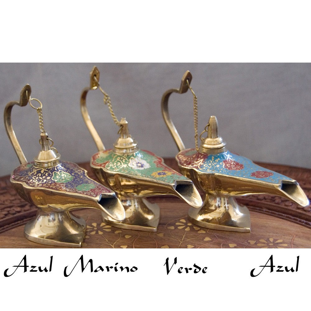 Candíl Genio Aladino Bronce - 3 Tamaños - 3 Colores - NOVEDAD