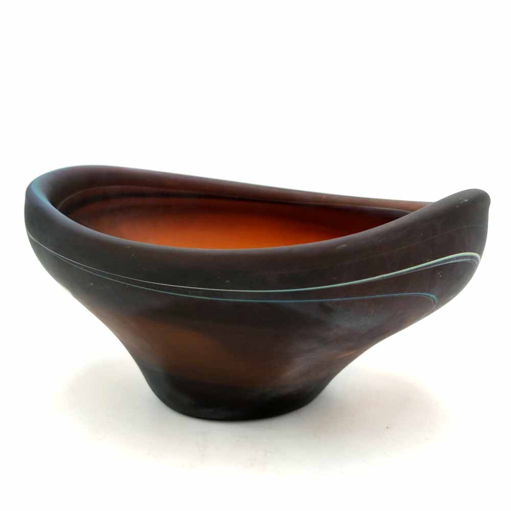 Porta Objetos Decorativo Cristal de Murano Artesanal Siria - Acabado Mate Multiusos Modelo 57