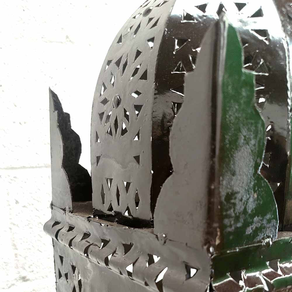 Lámpara de Suelo Jardin o Terraza - Decoración Árabe Andalusí - Artesanía Marroquí - Modelo Minara Luna