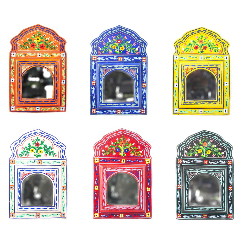 Mini Espejo Andalusi Pintado a Mano - Varios Colores