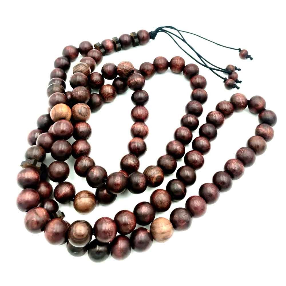 Tasbih Madera Grande XXL 100 Cuentas Artesanía Handasa 120cm - Modelo Basira