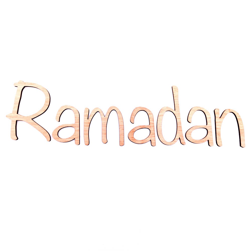 Letras Ramadan Colgante o para Pared - Decoración Hogar Islámica