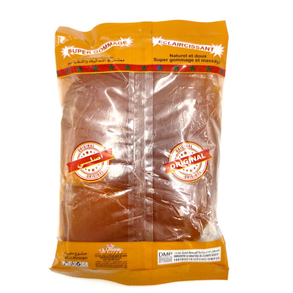 Jabón Negro con Aceite de Argan Clarificante Exfoliante Beldi de Marruecos Ecológico Bio Essaouira - Hamman - 500 gr ZWINE