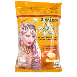 Jabón Negro con Aceite de Argan Clarificante Exfoliante Beldi de Marruecos Ecológico Bio Essaouira - Hamman - 500 gr ZWINE