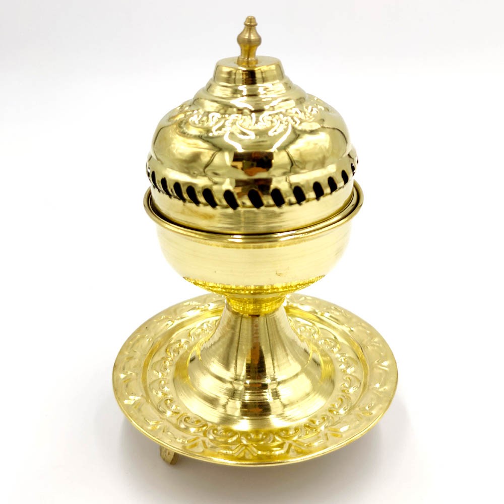 Incensario Quemador Metal - Artesanía Marroquí - Modelo Rakika