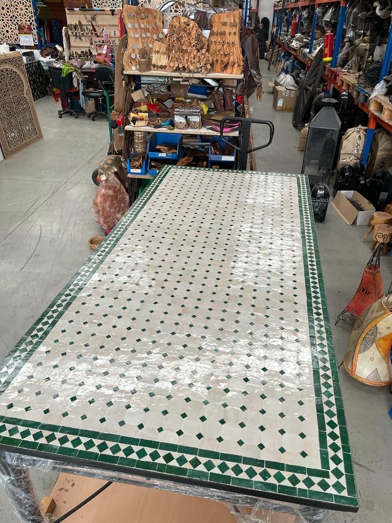 Mesa Mosaico Arabe OUTLET - 220 x 100 cm - TARA DESPERFECTO