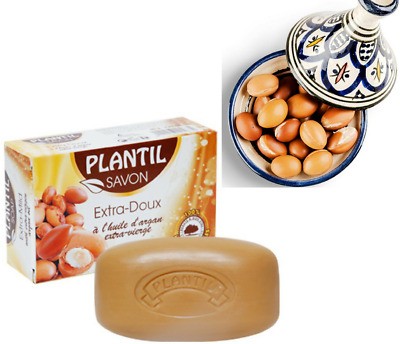 Jabón de Aceite de Argan Extra Virgen Purificante Hidratante Plantil 85gr