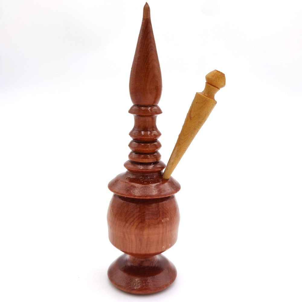 Porta Recipiente Colirio Kohl kuhul - Madera - Recipiente Khol Marroquí