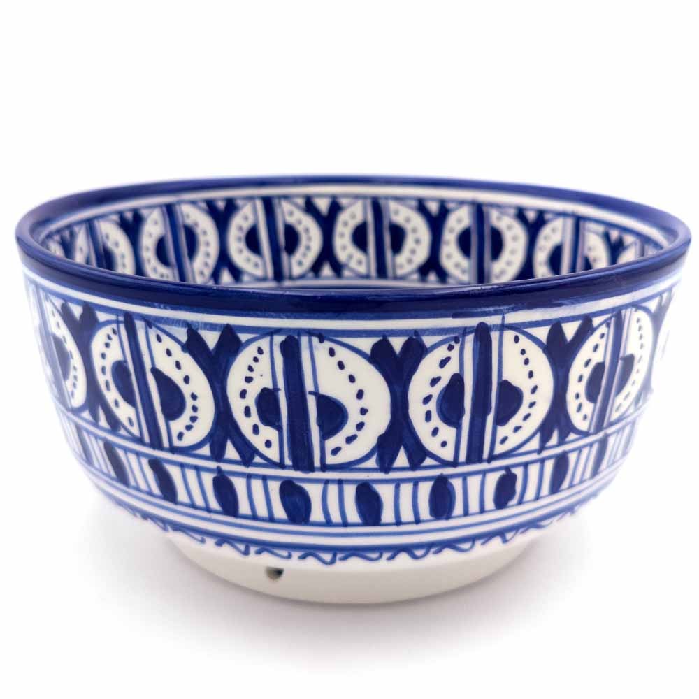 Ensaladera Bowl Frutero Cerámica Árabe - Artesanía Marroquí - Bol o cuenco - Serie FESI