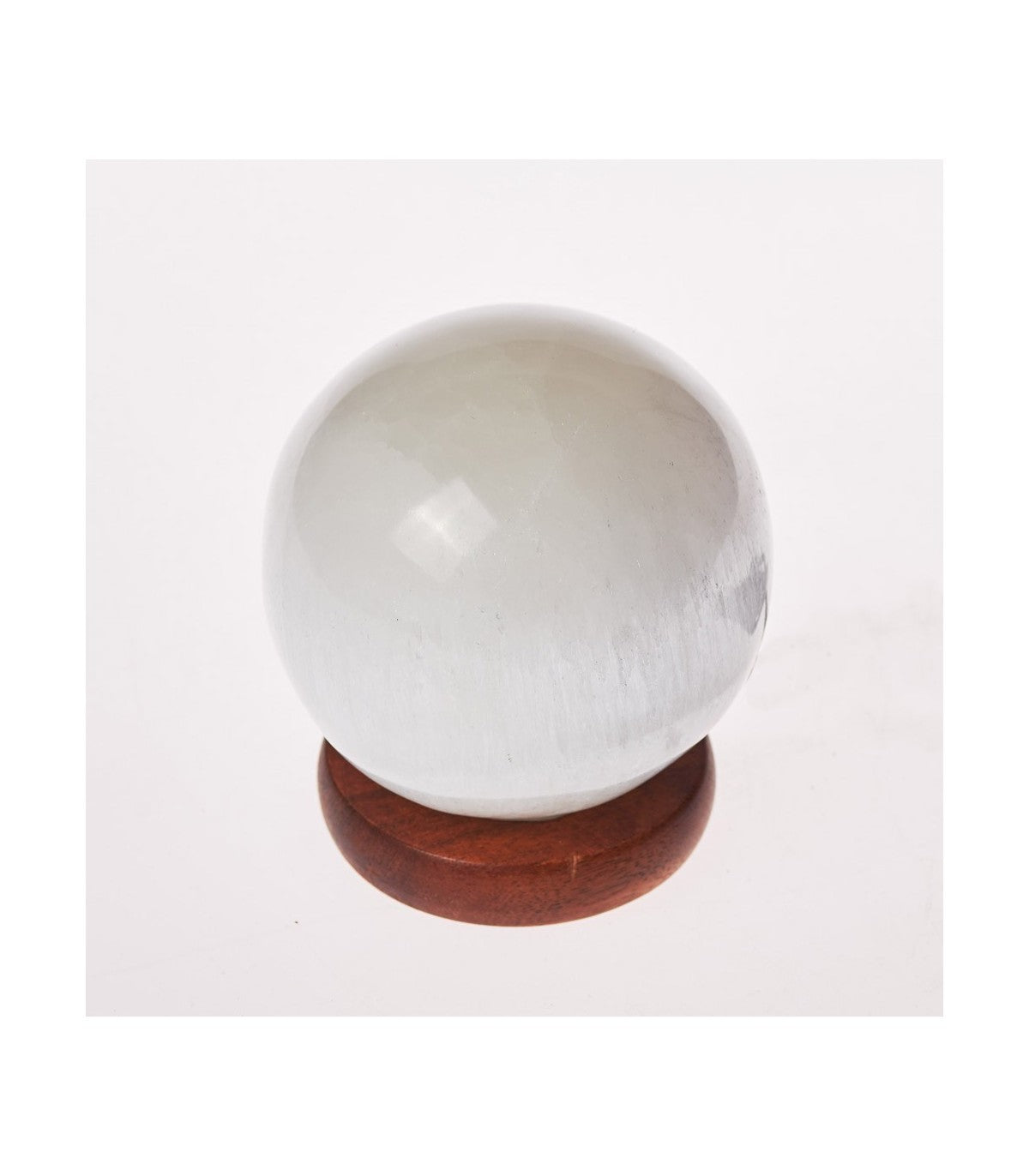 Lámpara Selenita Pulida - Esfera - 12 cm Diámetro