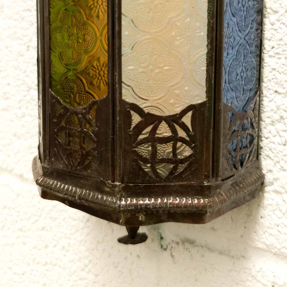 Aplique Cristal Alargado -Dos Colores - Calado Arabe - 50 cm