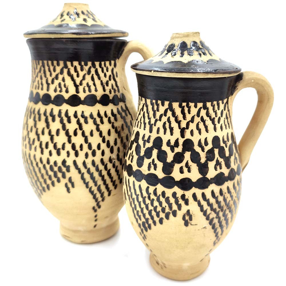 Jarra o florero Cerámica Marroquí Terracota Natural Bereber - Desinfectante Natural - Refrescante - Modelo Kitran