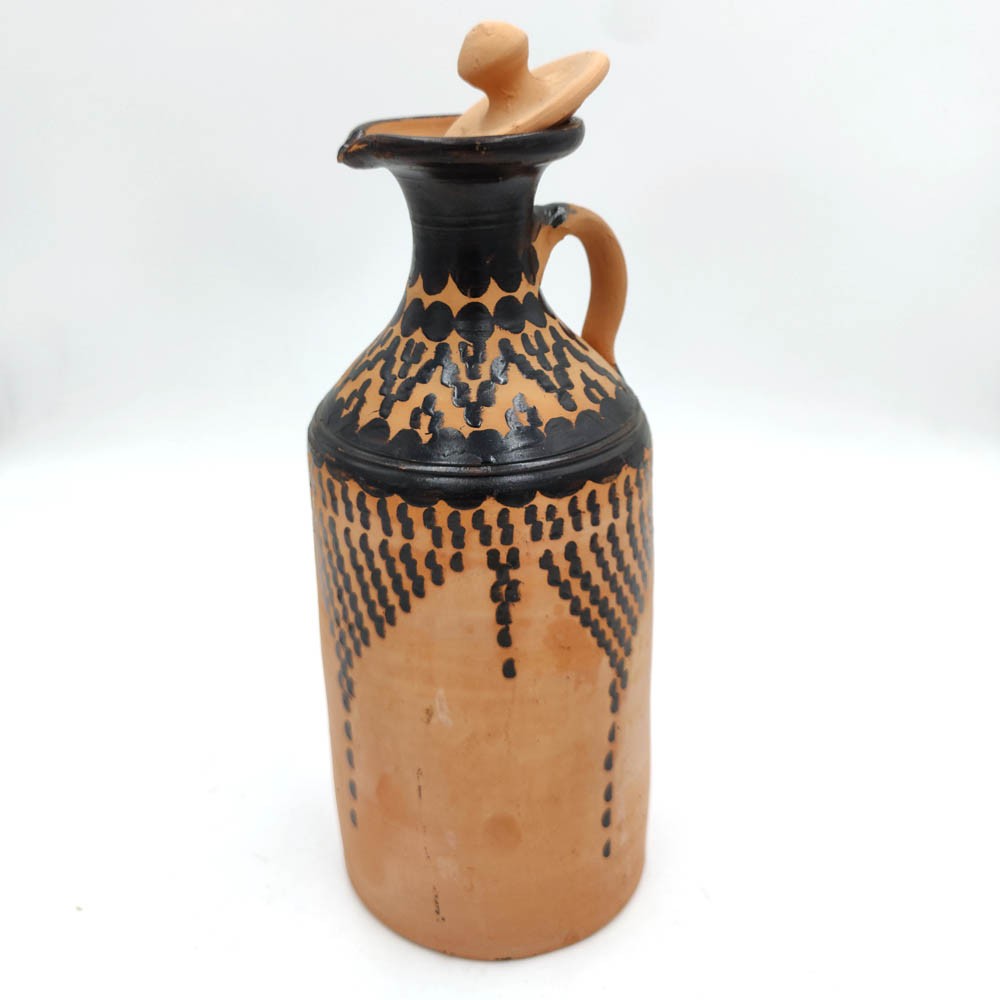 Jarra o florero Cerámica Marroquí Terracota Roja Natural Bereber - Desinfectante Natural - Refrescante - Modelo Kitran nº 4