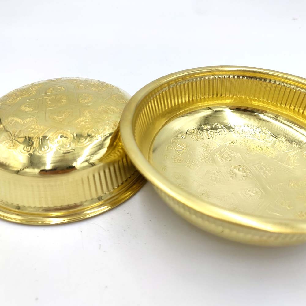 Set 3 Cuencos Tazas de Latón para Hammam Estilo Turco Otomano