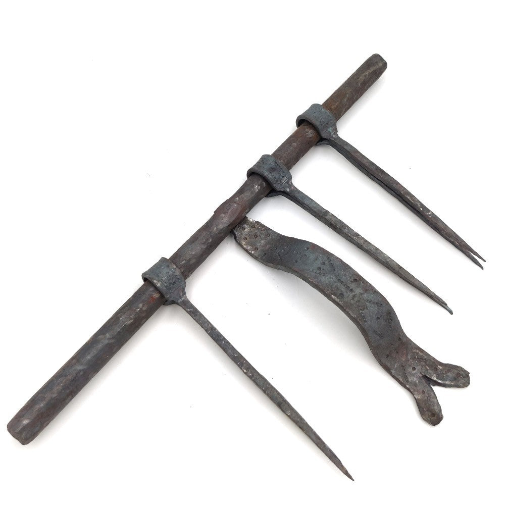 Pestillo Forja Artesanal Estilo Rustico Robusto Artesanía Marroquí - Modelo Altarbas