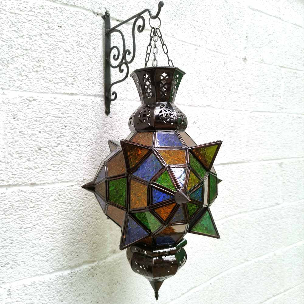 Lámpara Cristal Lucero de Alba Colores - Andalusí - Arabe
