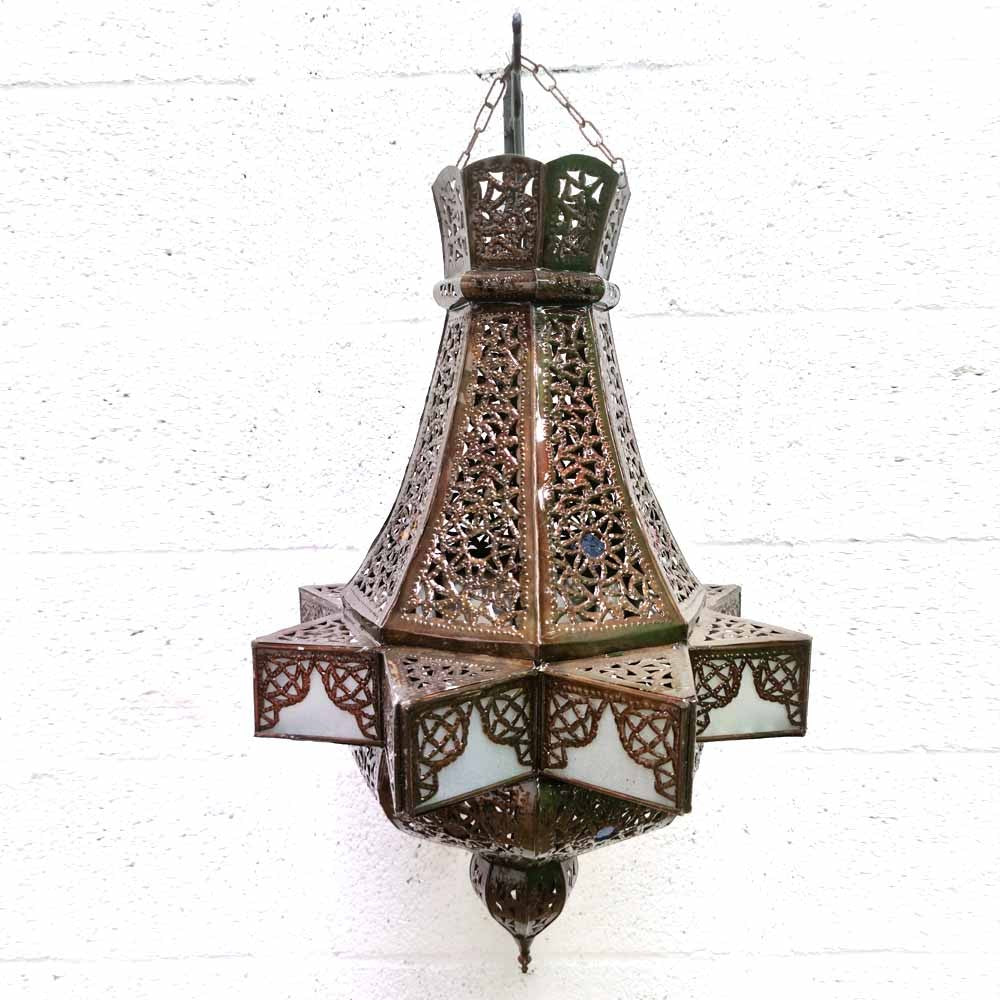 Lámpara Diamante Calado - Resinas Colores - 60 cm - Calidad