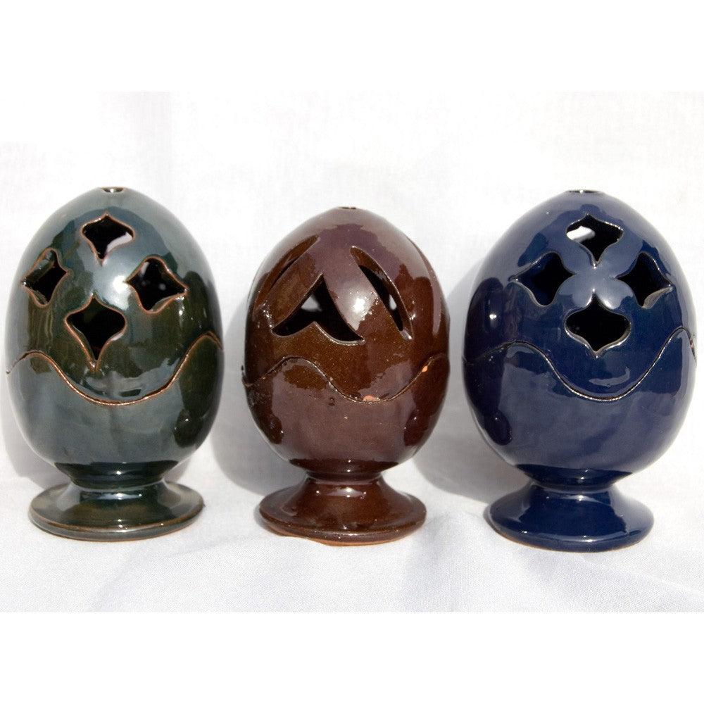 Incensario Bola - Incienso en Grano - Cerámica Esmaltada