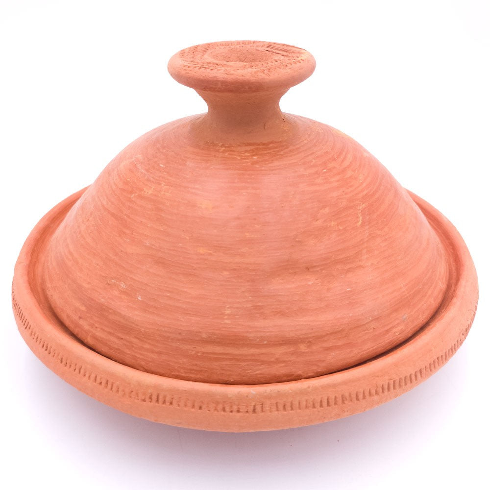 Tajin Tallin Marroquí Artesanía Oued Laou Cerámica Arcilla 27cm